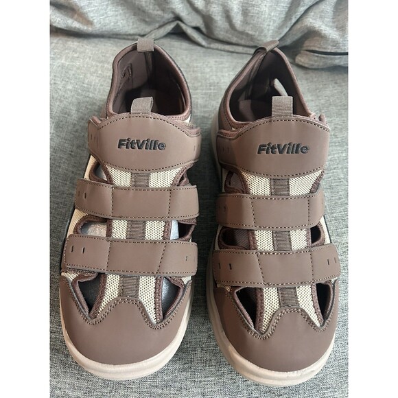 FitVille Other - FitVille Diabetic Sandals Mens 12 Wide Casual Comfort Outdoor Sport Adjustable